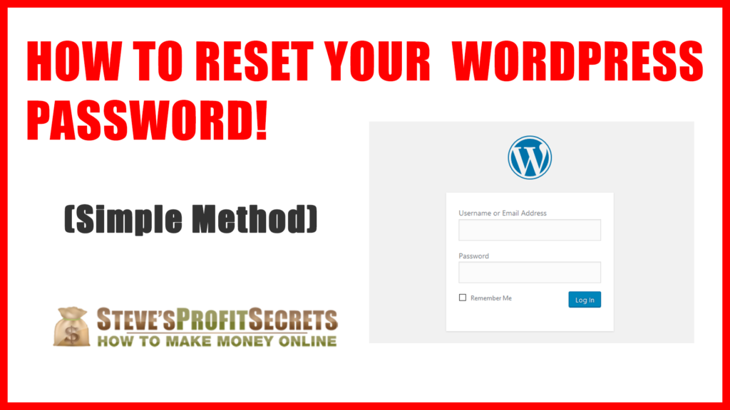 How to Reset Your WordPress Admin Password